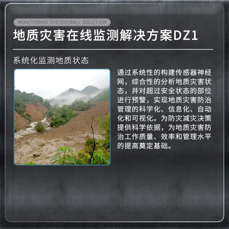 Monitoreo de desastres geológicos