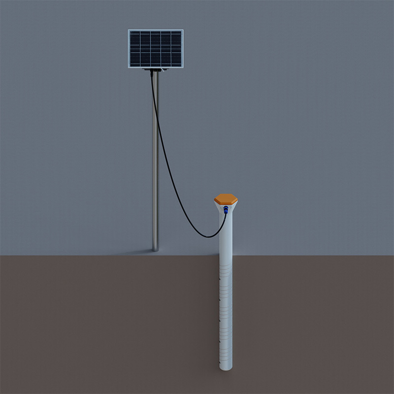 Sistema de monitoreo de humedad Diagrama de estructura