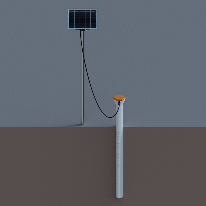 Sistema automático de monitoreo del suelo Diagrama de estructura