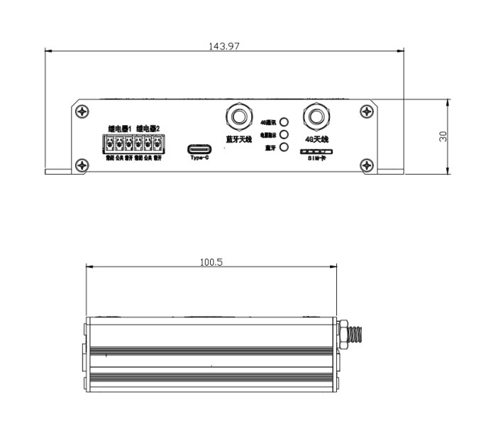 Remote Terminal Unit Product dimensions