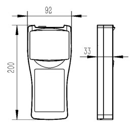 Portable Flow Meter Equipment size