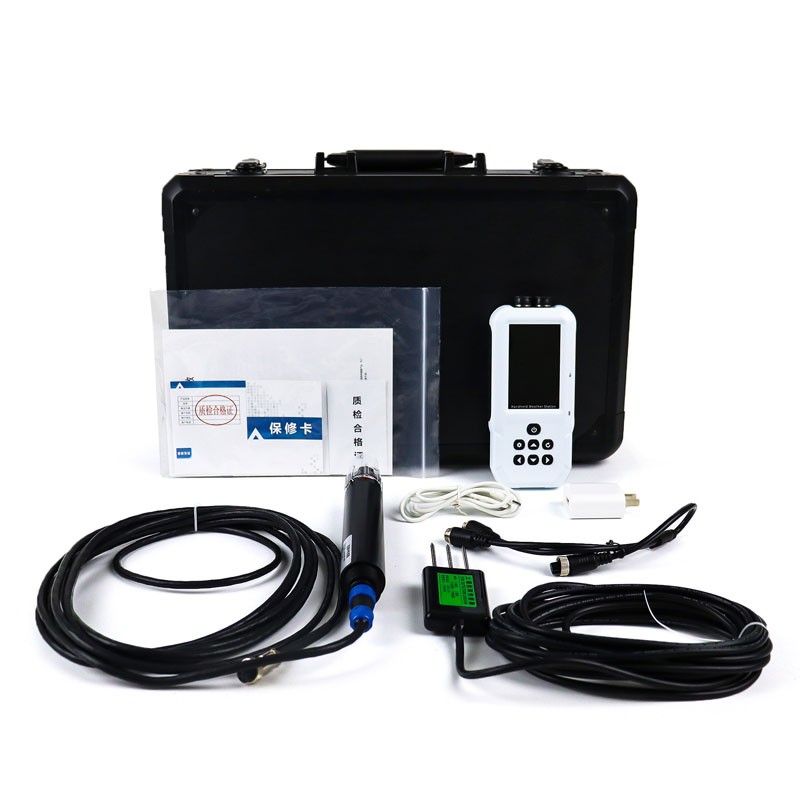 A rapid soil moisture, temperature, salinity, and pH meter enables comprehensive soil parameter testing across multiple scenarios