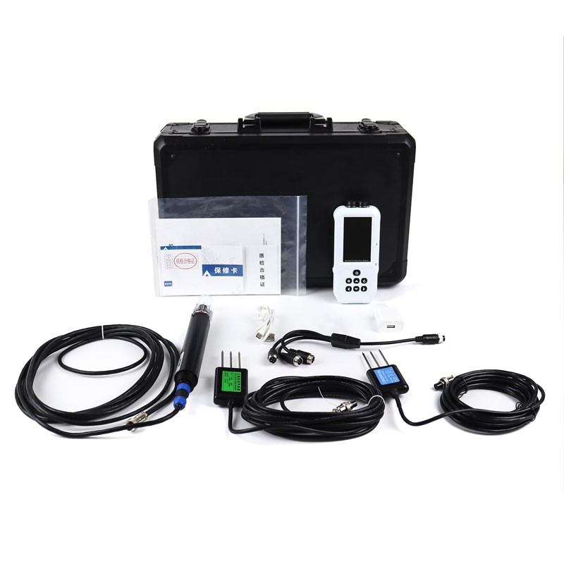 8-in-1 soil sensor Moisture Temperature N P K PH EC Salts
